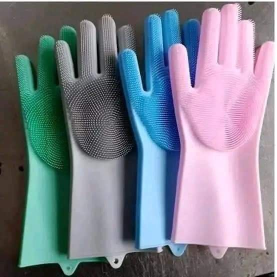 multipurose silicon hand gloves (1pair)